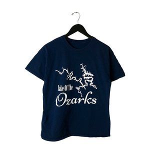 Lake Of The Ozarks T Shirt Resort Destination Adult Blue Medium M Graphic Tee